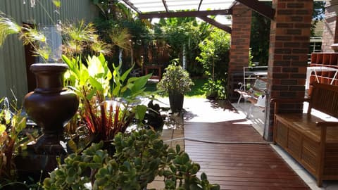 A garden path at the centre